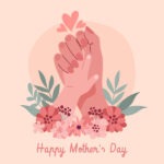 Mother And Child Hands Illustration